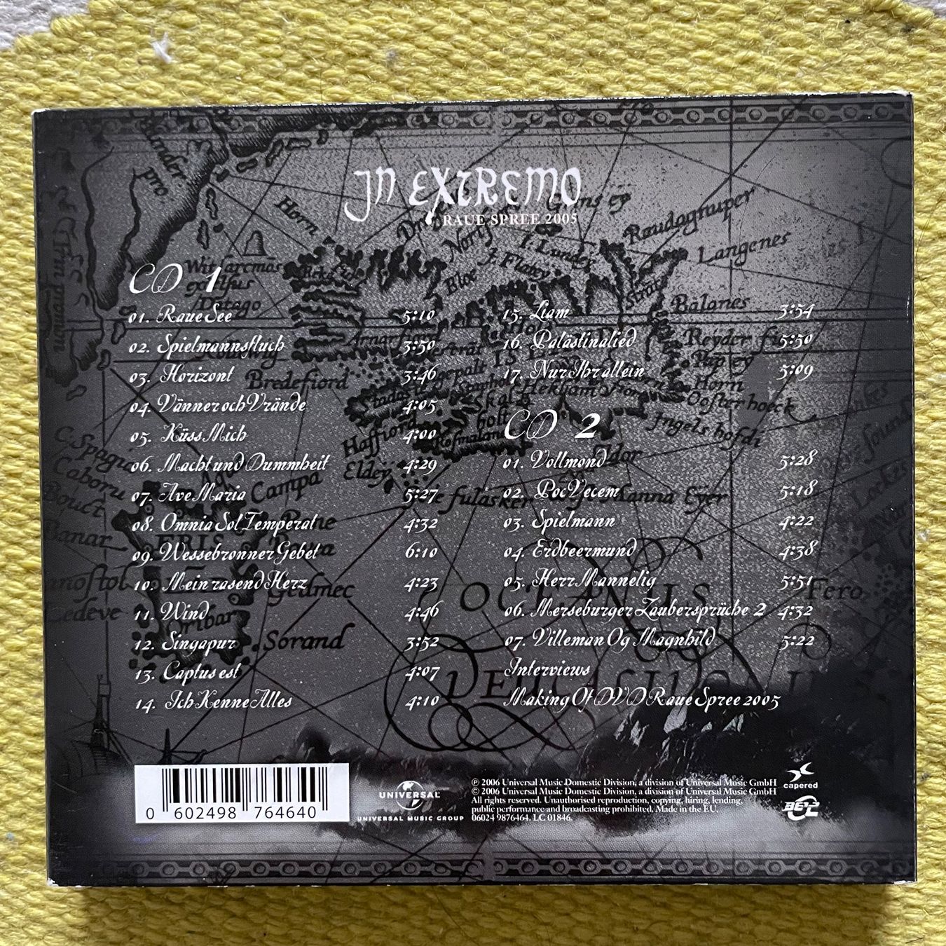 CD: IN EXTREMO-2CD RAUE SPREE 2005 (DIGIPACK) – Usato da Rorschacherberg venduto da CD-Roli 1