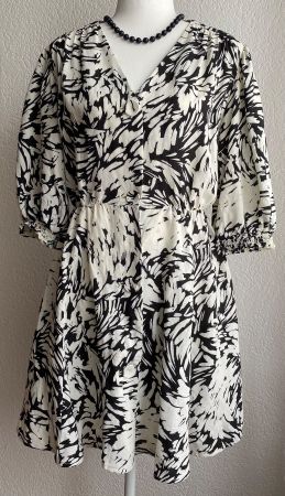 Suncoo Paris Kleid aus Viskose/Leinen Gr.S