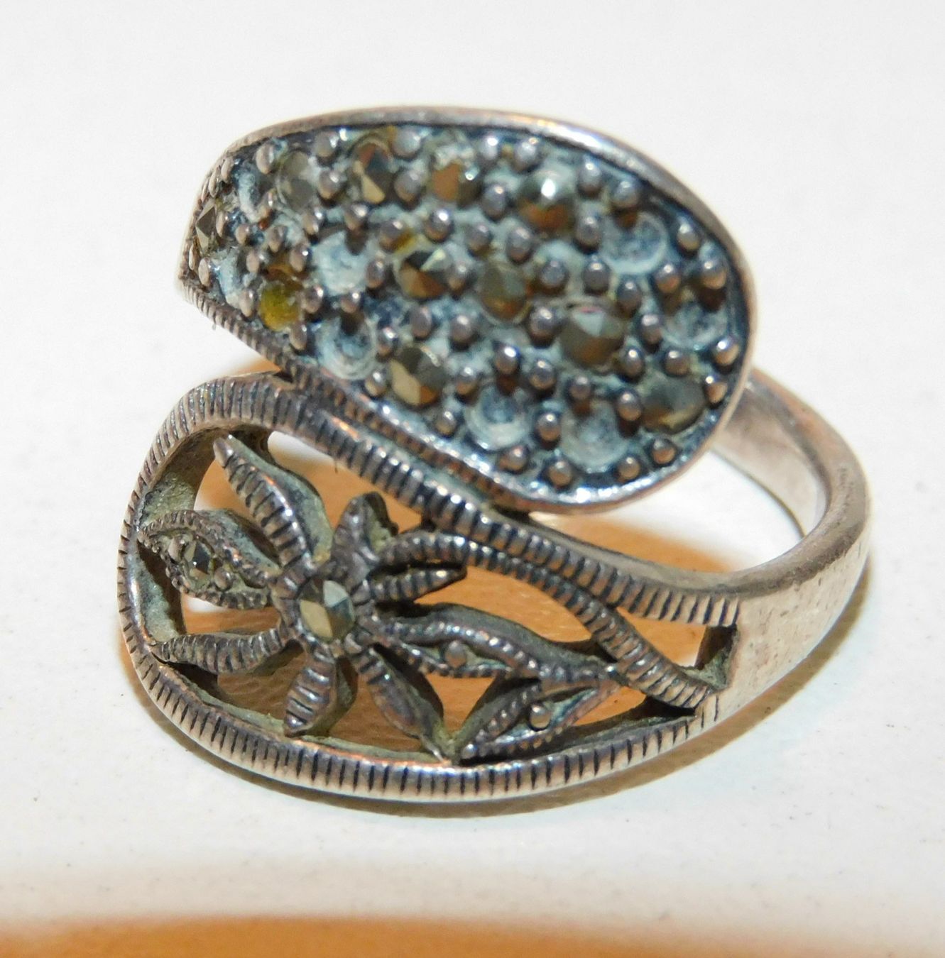 Anelli: Silber Finger Damenring 925 Silber Ring   Gr 54 – Usato da Sursee venduto da 76 5