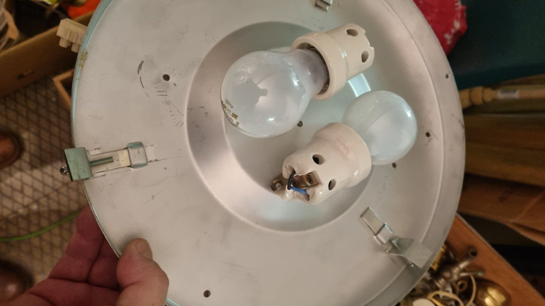 Lampadari & plafoniere: Bubble Glas Deckenlampe Wandlampe 60 / 70 er – Usato da Basel venduto da Jcva 4