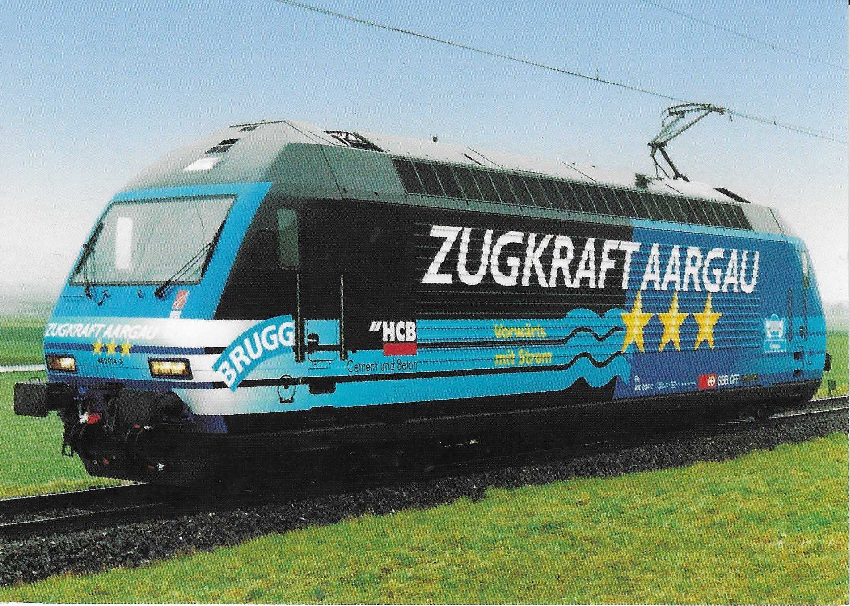 Cartoline postali: Re 460 034-2 "Zugkraft Aargau" – Nuovo (secondo la descrizione) da Rothrist venduto da Stranglehold