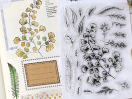Silikonstempel Nr.641, Blätter, Zweige