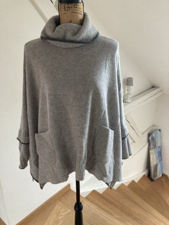 Rollkragenpullover/ponch, kaschmir, marke Jardin Prive