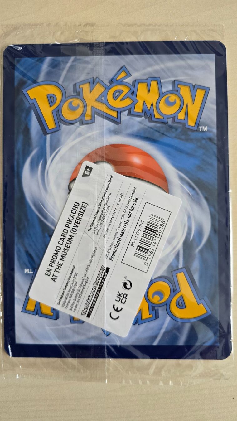 Pokémon Carte collezionabili: Pikachu at the Museum | Englisch | Jumbo – Nuovo e nell'imballaggio originale da Winterthur venduto da GreenSkyline 1