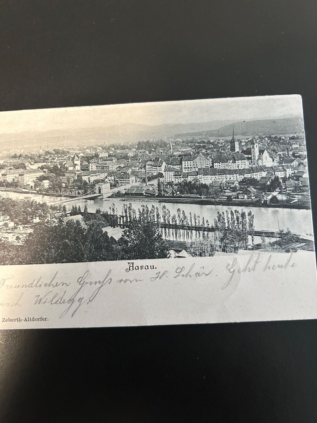 Cartes postales: Ansichtskarte/Postkarte von 1902 Aarau.Feldpost.. – D'occasion à Bern par Ricehportsatakard 2