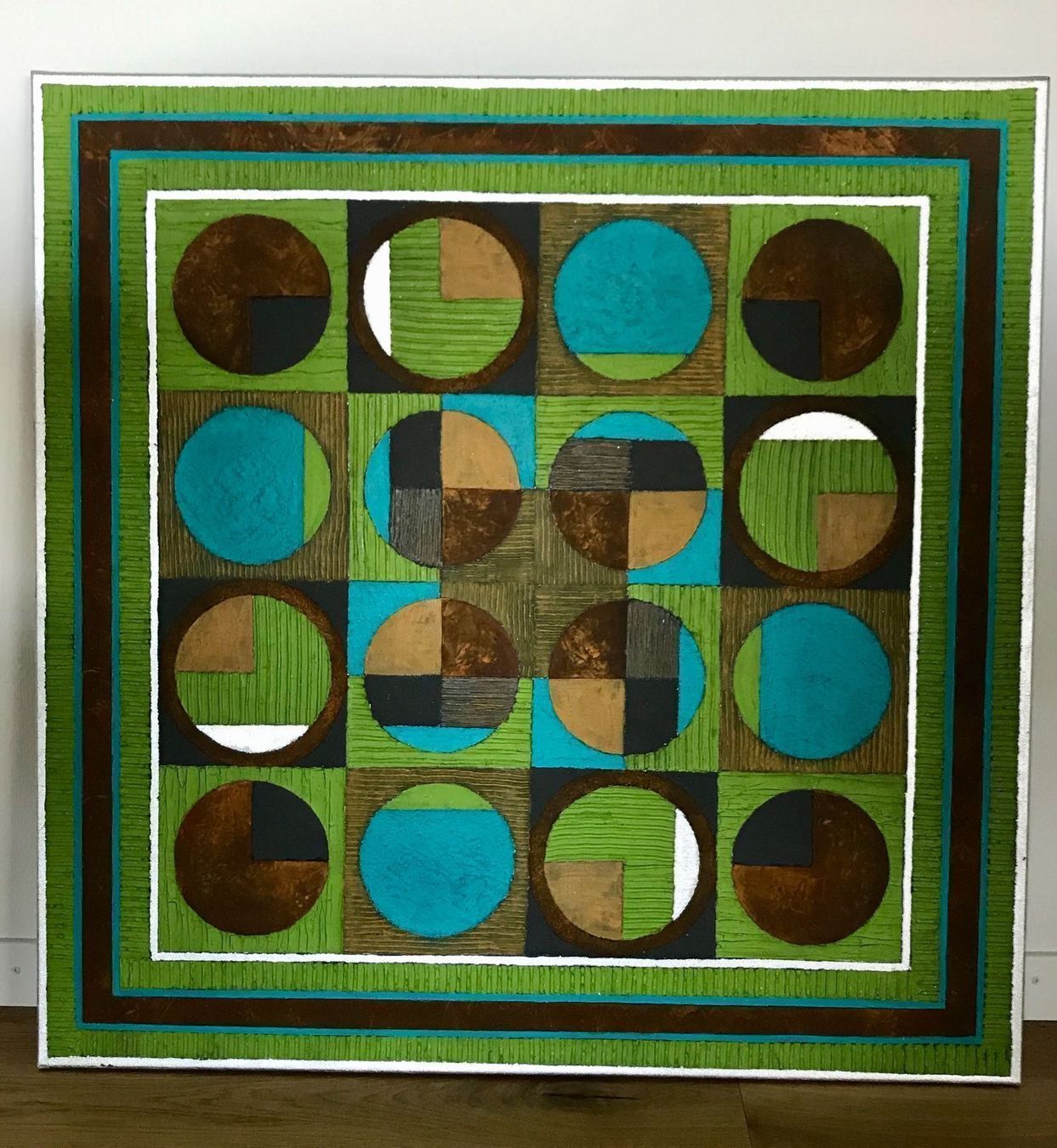 Foto & Immagini: Handgemaltes Acryl Bild 80 x 80 – Nuovo (secondo la descrizione) da Gunten venduto da starfish3