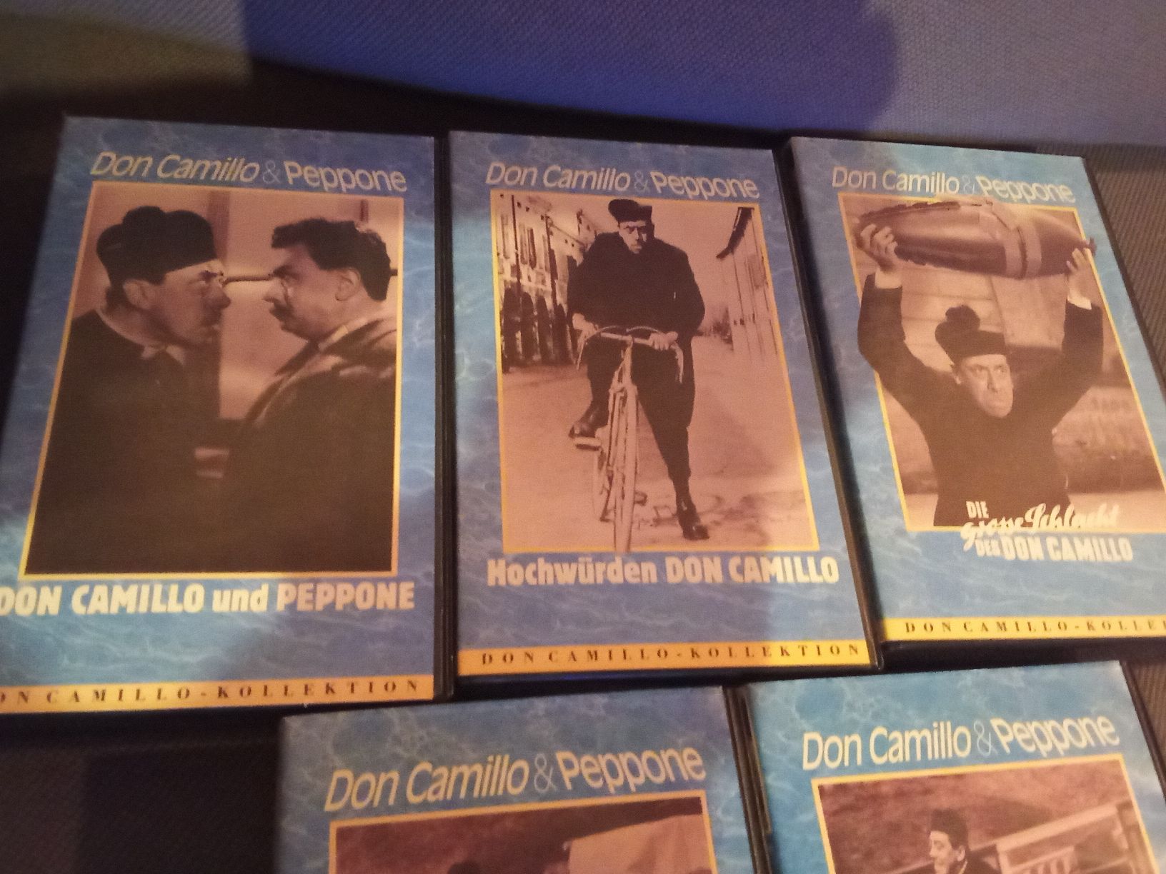 Tutti i VHS: 5 VHS Don Camillo und Peppone Taurus Video – Usato da Remetschwil venduto da Hofiii 3