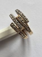 Ring aus 18-karätigem Gelb- und Weißgold