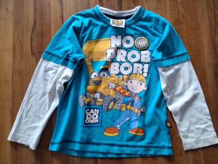 Bob der Baumeister Langarmshirt blau gebraucht Gr. 122