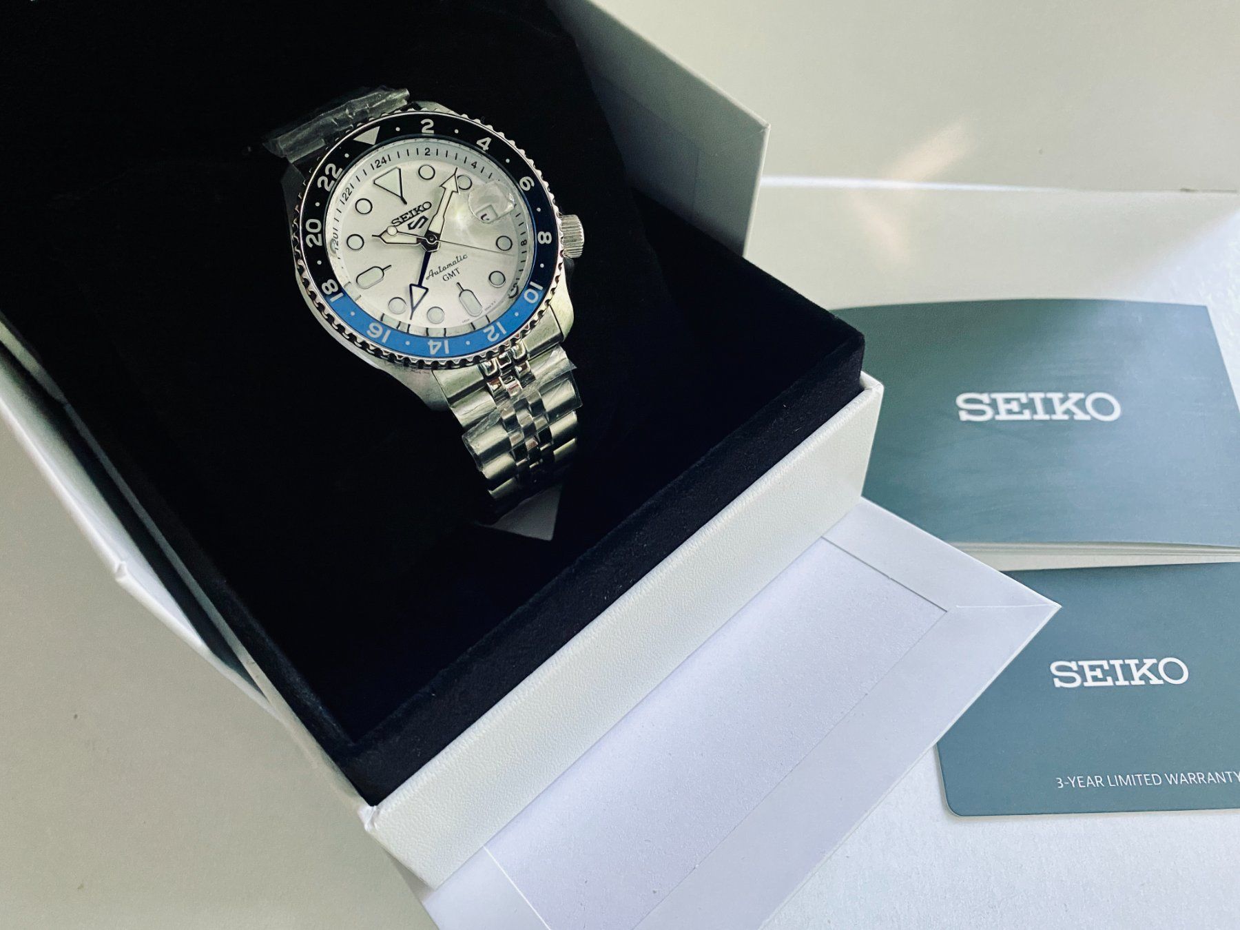 Seiko Montres: Seiko SSK GMT Silver Cloud New ! – Neuf (Voir description) à Genthod par Fejmeo 1