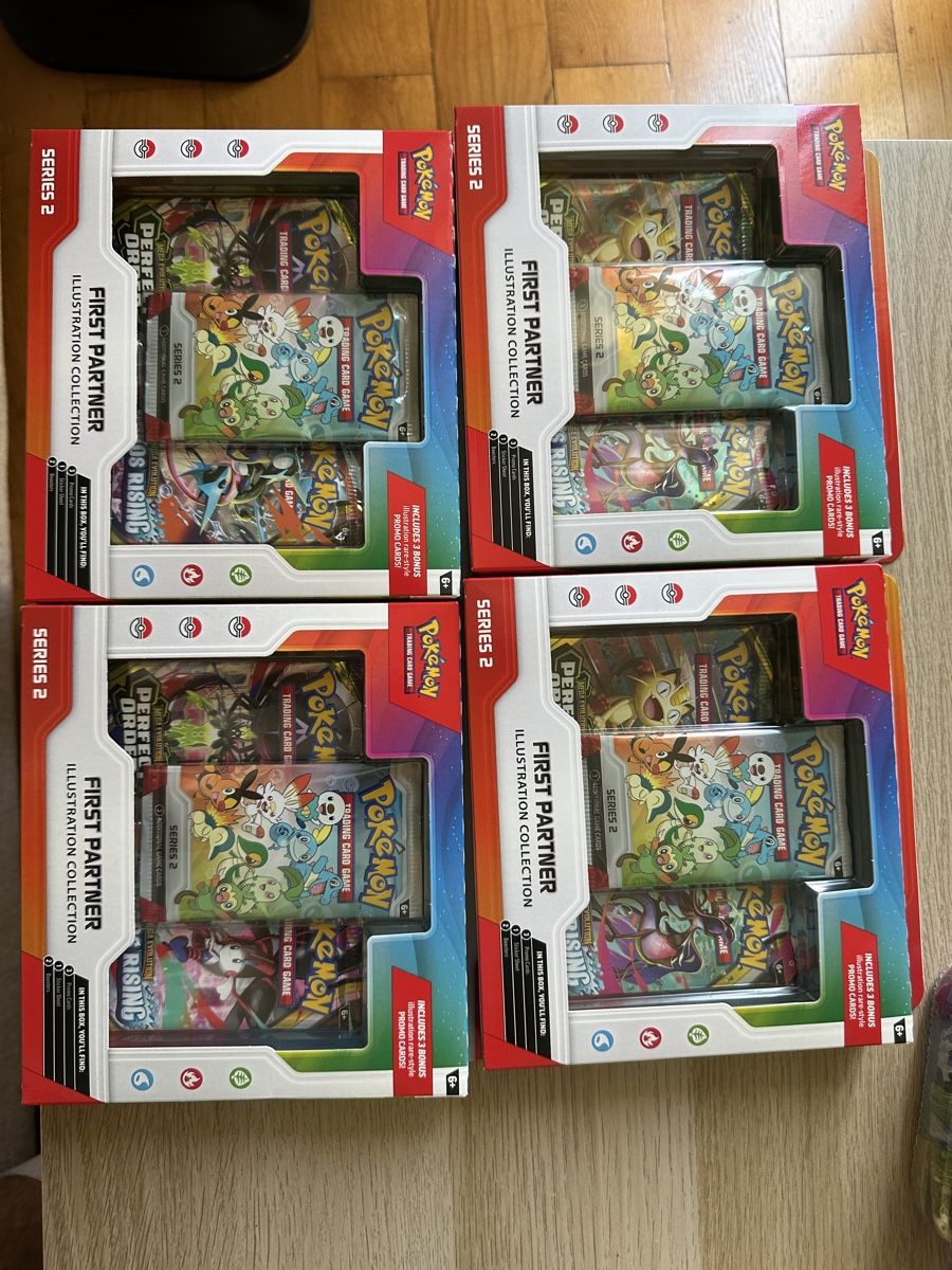 Pokémon Sammelbilder & Trading cards: 4x Pokemon First Partner Illustration Collection Series 2 – Neu und originalverpackt aus Lausanne von lui_d9g6