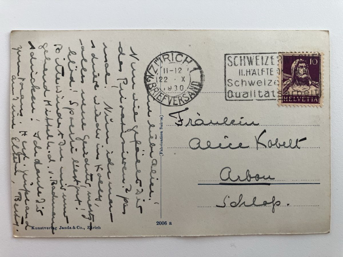 Ansichtskarten: AK Tech Hochschule Zurich 1930 – Gebraucht aus Zürich von Classic_Collection_Zurich 1