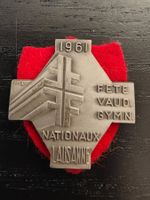 Médaille / Broche Fête cant. de gym Lausanne 1961
