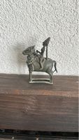 Bronzefigur Indien m. Reiter, antik, 12 cm hoch.