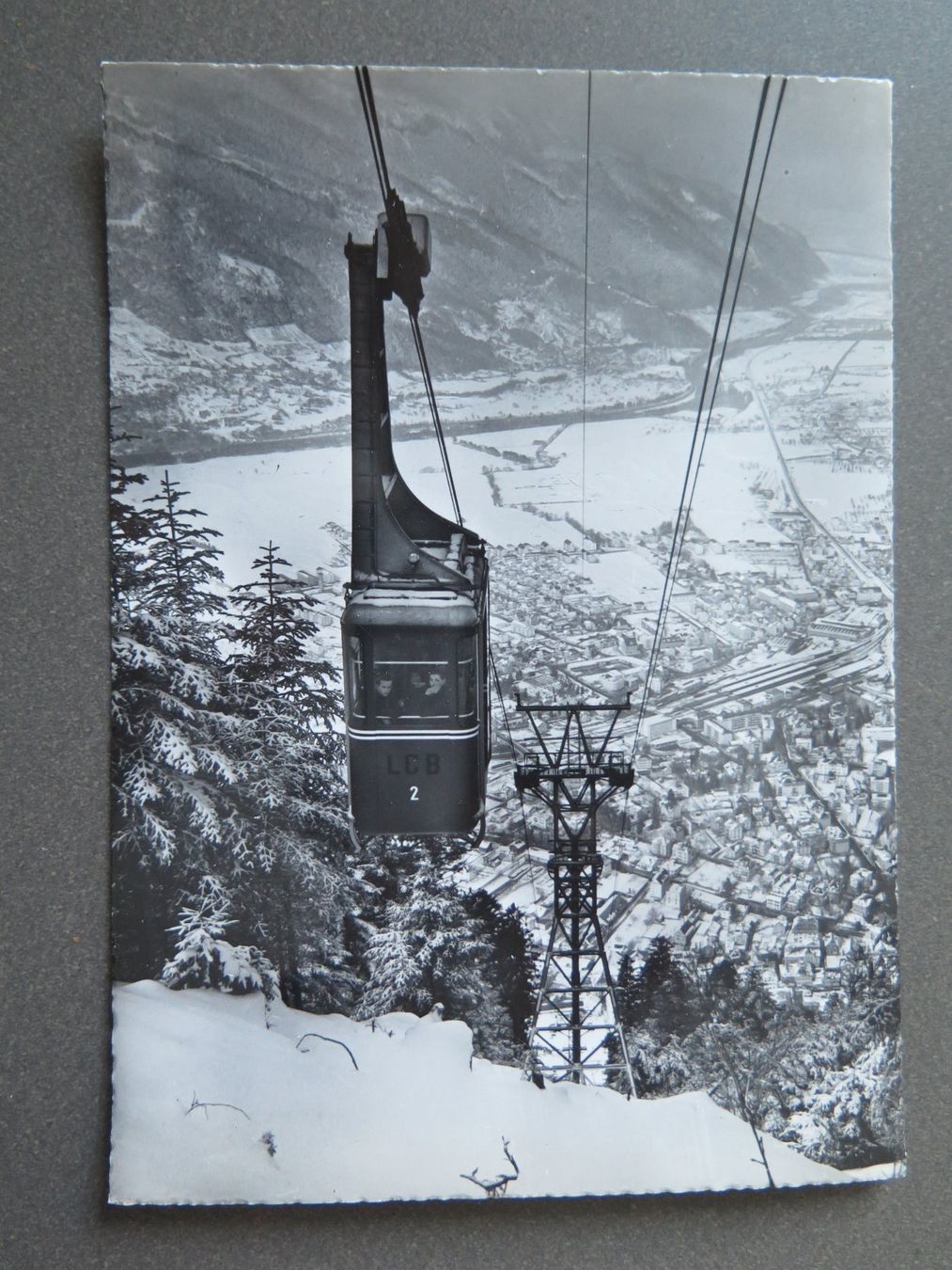 Ansichtskarten: CHUR-BRAMBRÜESCH - LUFTSEILBAHN – Gebraucht aus Wittenbach von lipasal