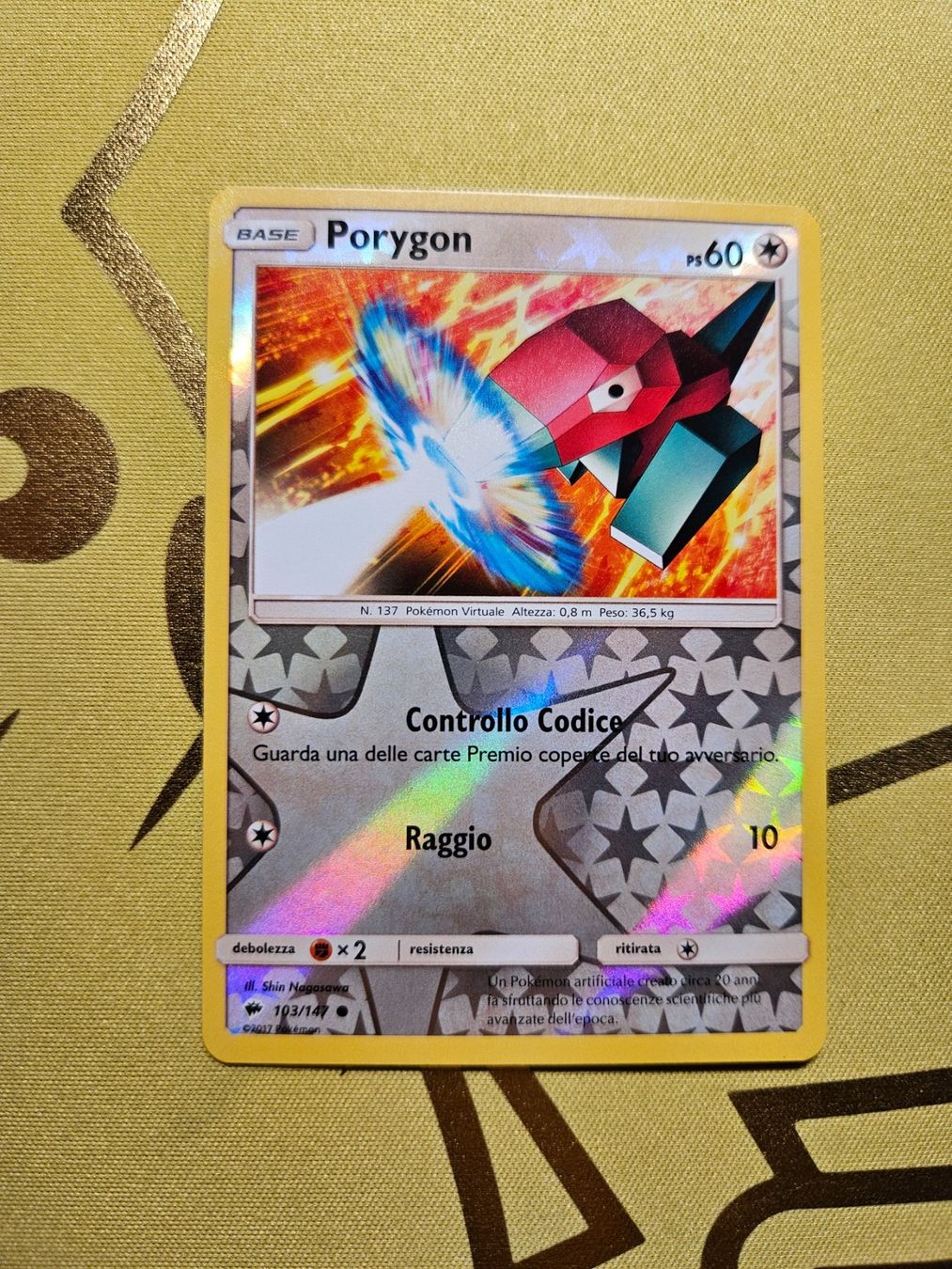 Pokémon Carte collezionabili: Burning Shardows - Porygon – Usato da Bellinzona venduto da Pokemarco