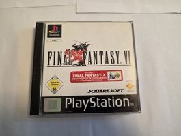 Final Fantasy VI PlayStation 1 Spiel mit Demo-Disc 