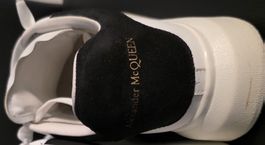 Alexander McQueen Sneaker weiss Leder/Wildleder Grösse 43
