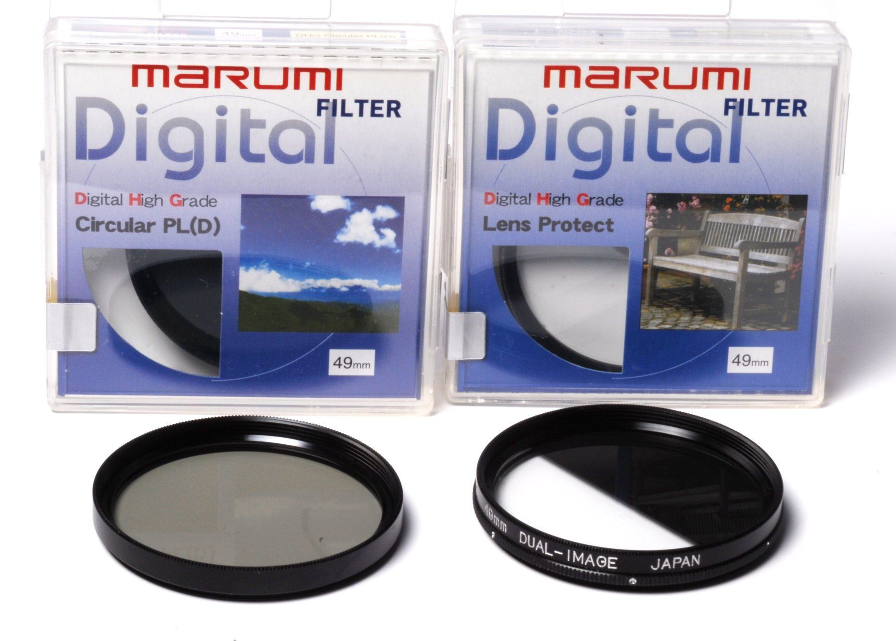 Filter: 4 Topfilter Ø49mm / Polfilter / Lens Protect / Dual-Image – Neu (gemäss Beschreibung) aus Lostorf von real-value 1