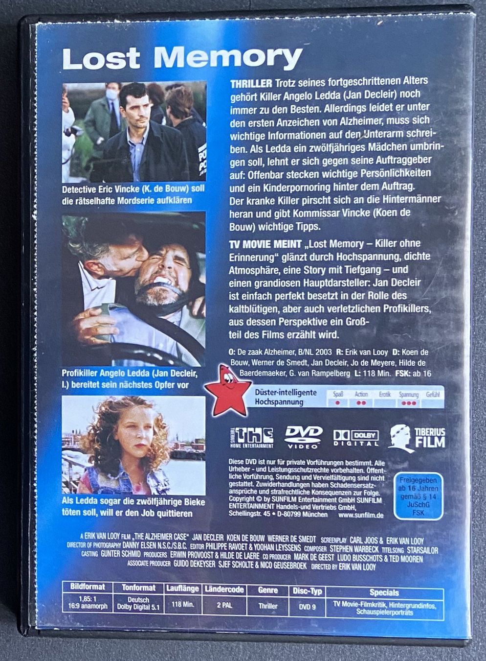 Tutti i DVDs: DVD   "Lost Memory Killer ohne Erinnerung" – Usato da Böckten venduto da Hansi36 2