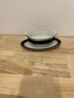 Sauciere Haviland France weiss/blau 20cm