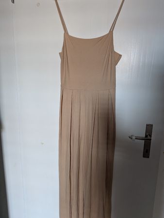 Jumpsuit Hosenanzug weites Bein Reissverschluss 