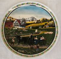 5 Appenzeller-Wand-Teller  von Däni Mettler