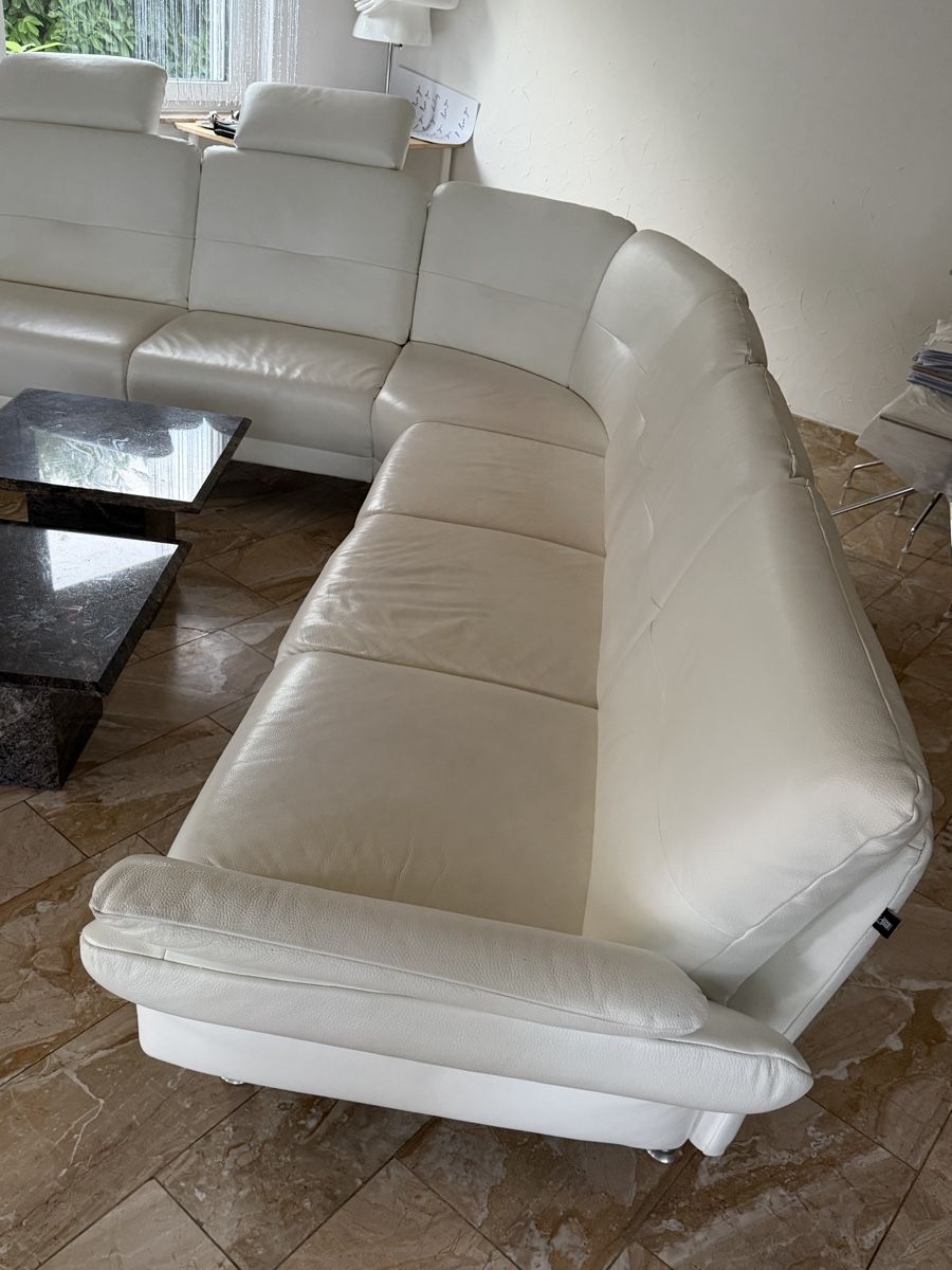 Sofas: LEU Swiss Dick-Leder Ecksofa von Schubiger – Neuf (Voir description) à Dietikon par Nieselchen 1
