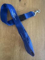 AIG Private Bank Schlüsselband blau