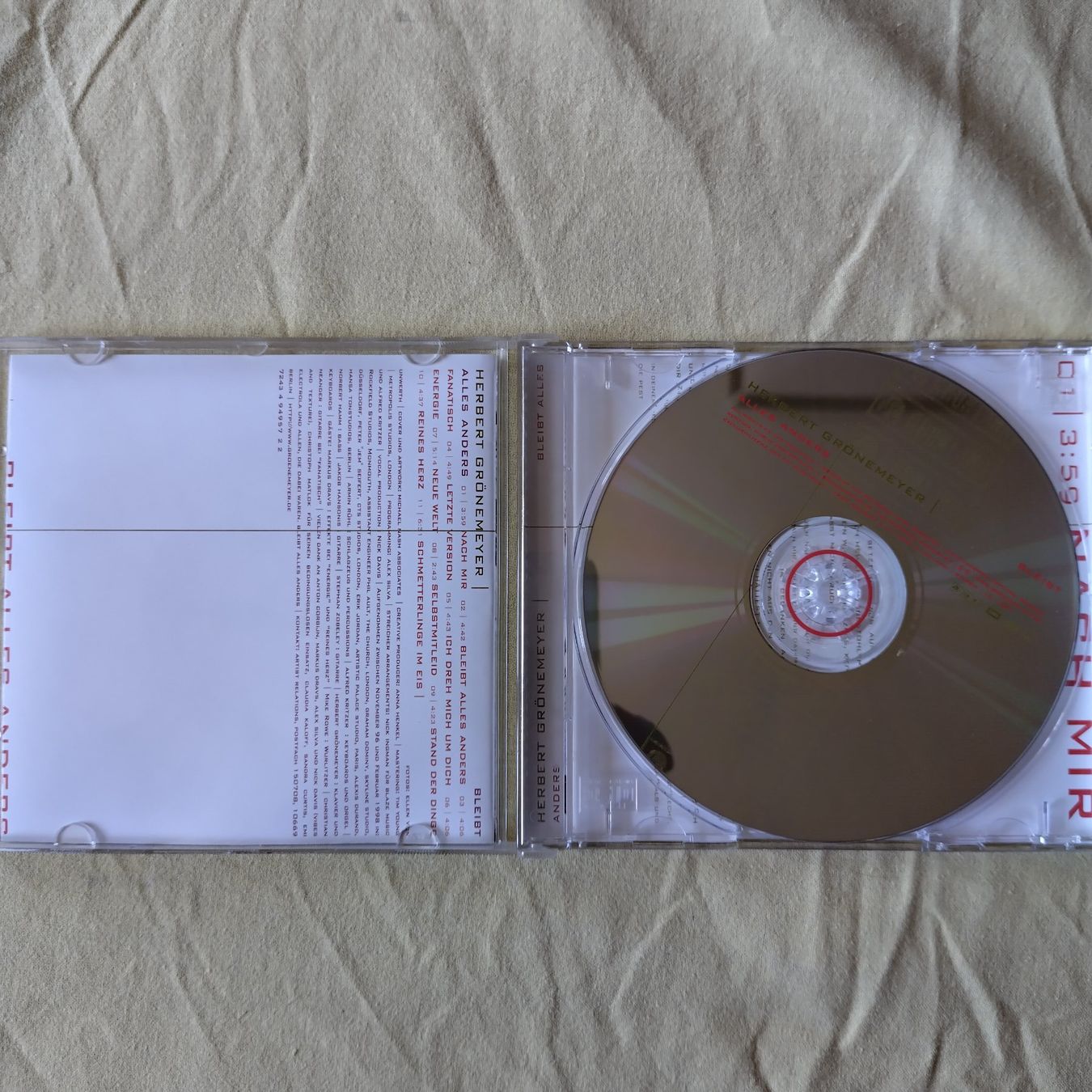 CD: CD von Herbert Grönemeyer – Usato da Buchs venduto da mdi_mpx5 1