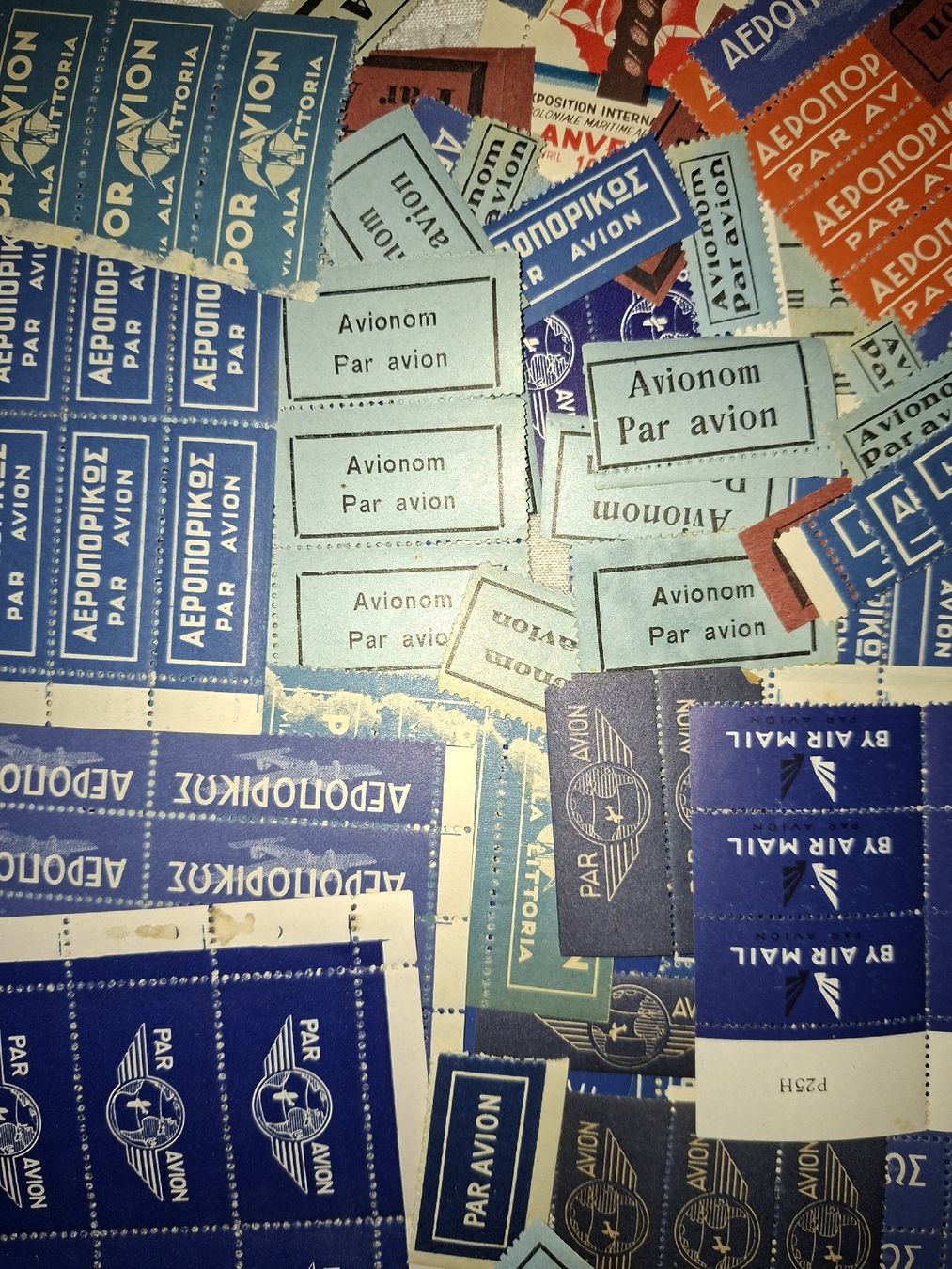 Alle Briefmarken: diverse Flieger Eticketen  – Gebraucht aus Balgach von SIMEON27 4