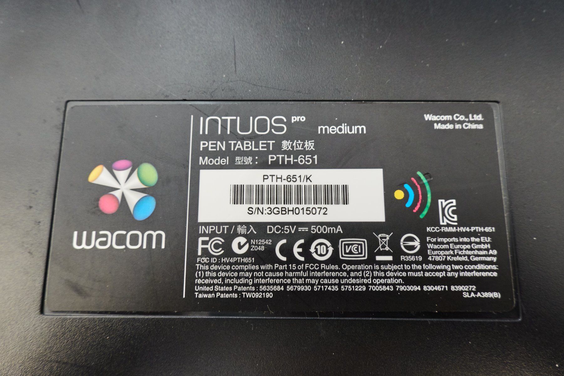 Wacom Tablet PC: Wacom Intuos  Pro Medium Model PTH-651 – Usato da Ipsach venduto da NormanR 2