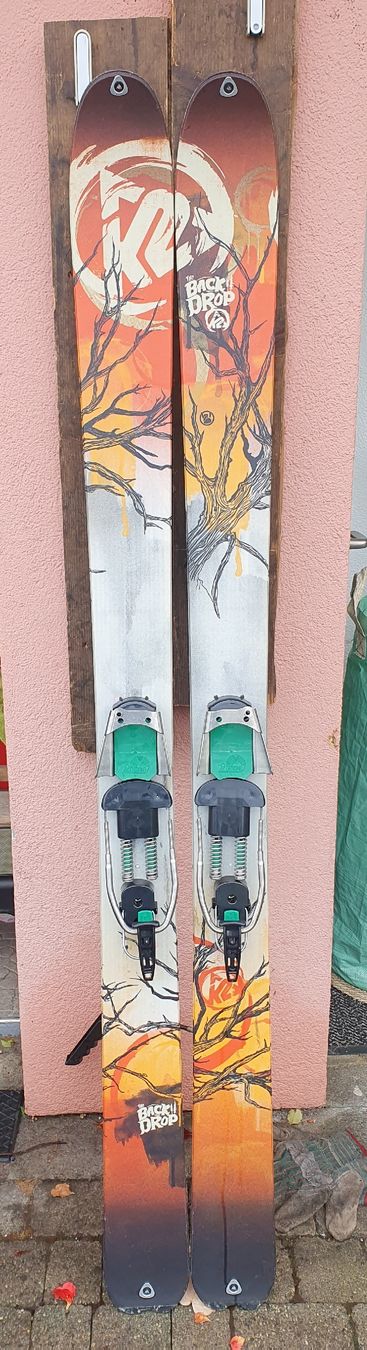 K2 Sci: Telemark Ski K2 BackDrop 174cm – Usato da Pfäffikon ZH venduto da Domdalion