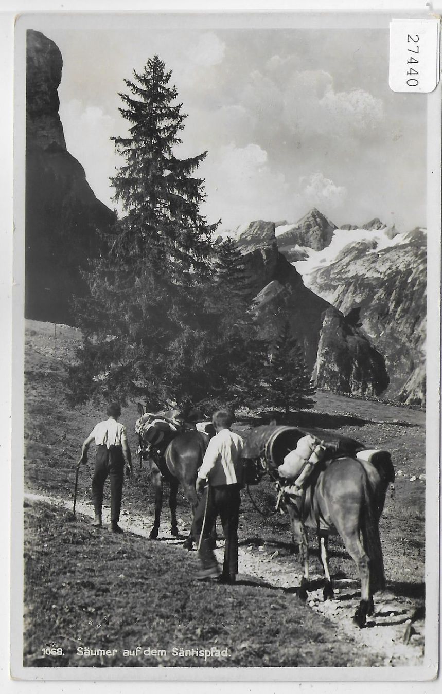 Cartes postales: Säumer auf dem Säntispfad – D'occasion à Ettingen par Kartenplanet