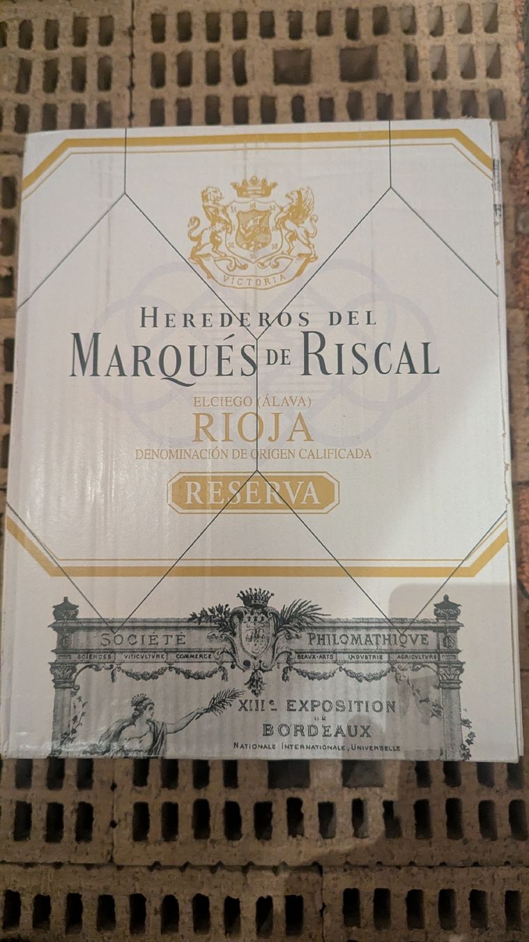 Rioja Vino: Marquez de Riscal 2015 6x75cl Rioja – Nuovo e nell'imballaggio originale da Root venduto da Wollis