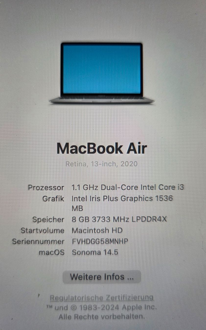 Apple Notebook: MacBook Air Retina, 13-inch, 2020 – Usato da Altwis venduto da annapreisig 4