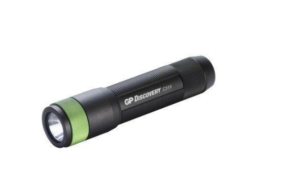 Lampen: GP Discovery Taschenlampe C31, 30-100lm – Neu und originalverpackt aus Bassersdorf von COOL-AG