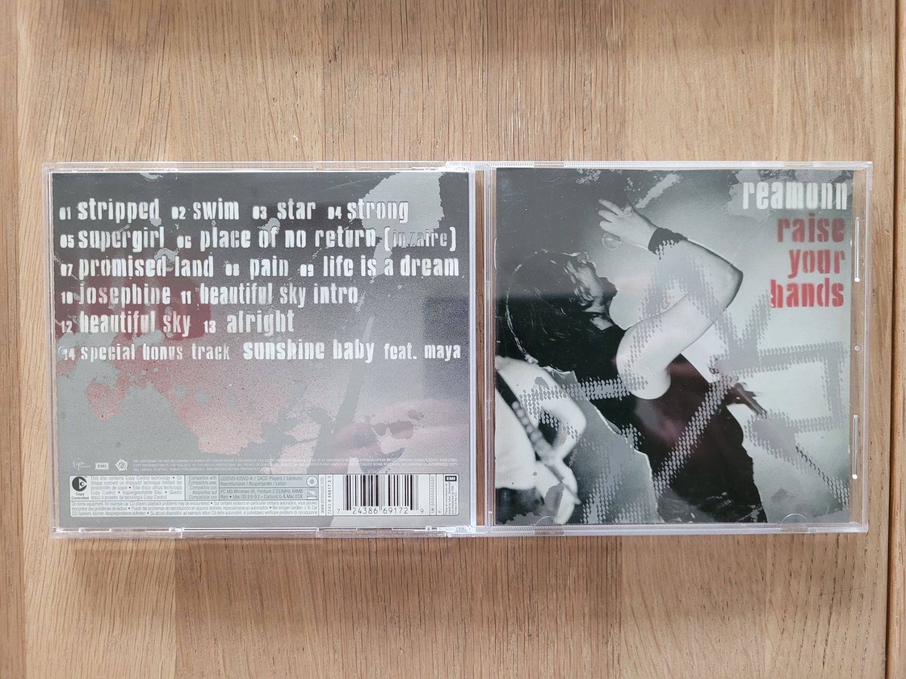 CD: CD Reamonn - Raise Your Hands, 2004 – Usato da Nebikon venduto da Harley-Davidson01