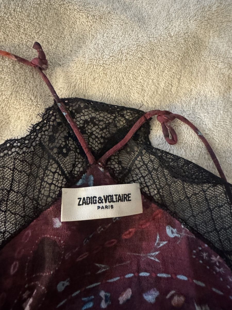 Zadig & Voltaire Tops: Zadig & Voltaire Top Christy Psyche Grösse S mit Spitze – D'occasion à Solothurn par jgu_xfz2 1
