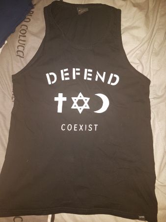 Ärmelloses Shirt Defend Coexist