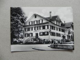 Karte Oberkirch LU Hotel Hirschen 1950