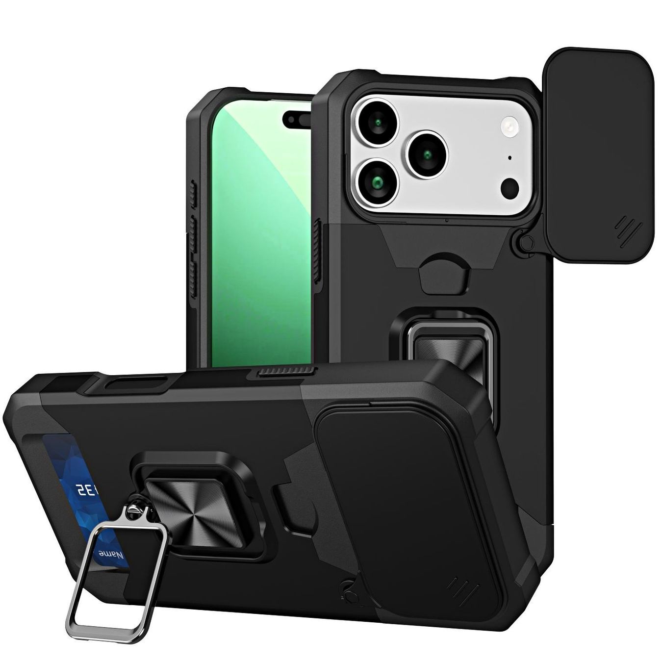 Cover & Protezioni schermo: iPhone 17 PRO Hülle Cover Ring Case Etui Coque Tasche Robust – Nuovo e nell'imballaggio originale da Volketswil venduto da coverandmore 1