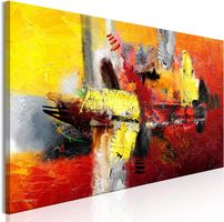 XXL Abstraktes Bild 135 x 45
