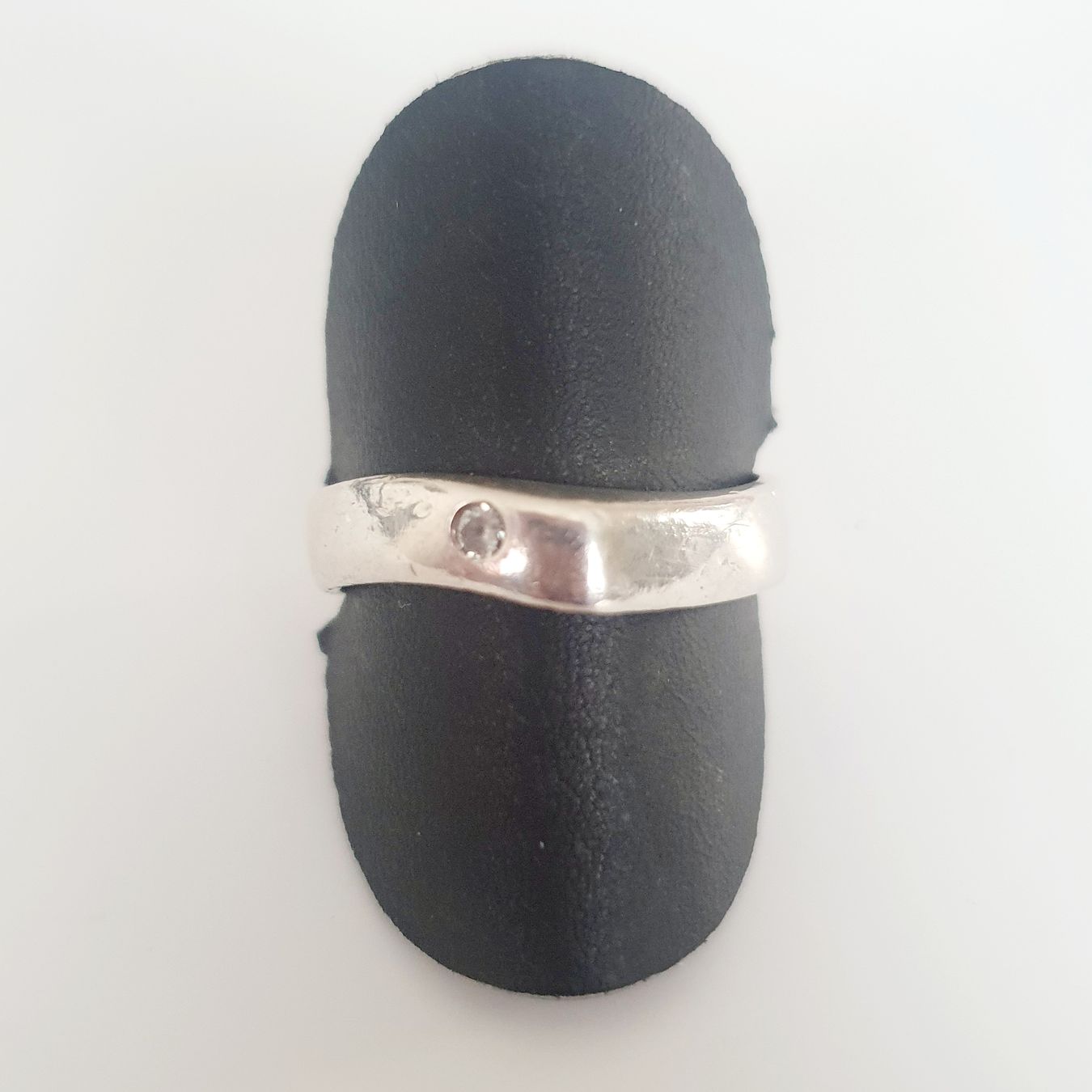 Anelli: Silber Ring 925 mit Stein, Grösse 18.7 mm – Usato da Kreuzlingen venduto da Wunderkiste123 2