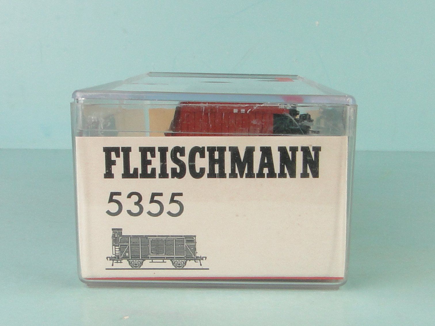 Fleischmann Modellini di ferrovie: Fleischmann 5355 DR Güterwagen, NEU – Usato da Bülach venduto da cann11 6