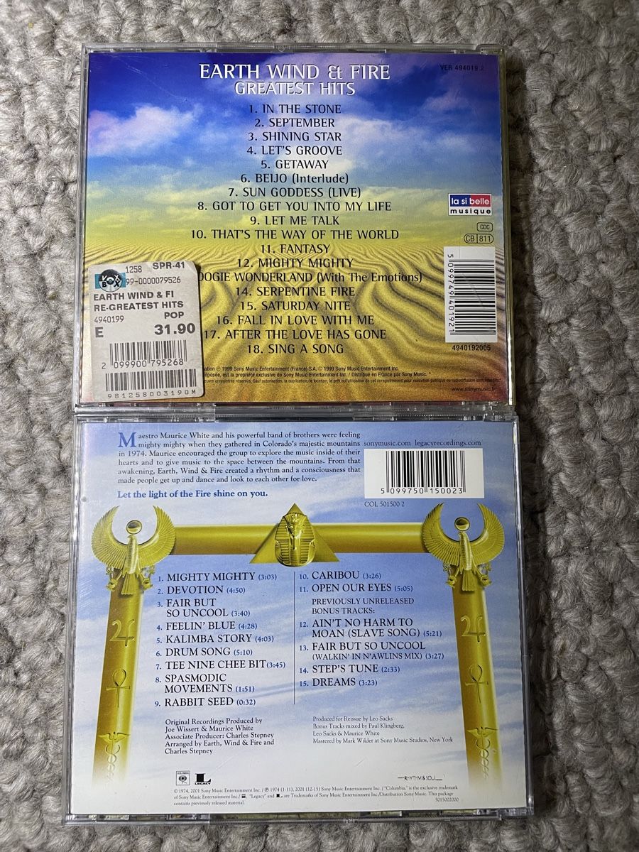 CDs: 2x Earth, Wind & Fire – D'occasion à Reinach AG par trigger7811 2