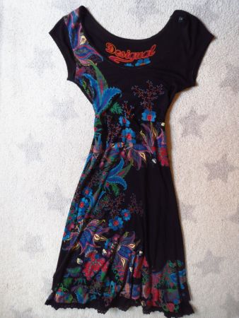 spezielles DESIGUAL Maxi Kleid Gr M
