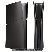 Cover per PS5 Slim, Edizione Digitale, Nero Lucido 