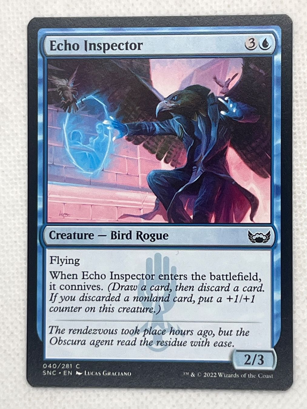 Magic The Gathering Carte collezionabili: Magic the Gathering - Echo Inspector - Top Zustand! – Usato da Hinterkappelen venduto da Kim1992