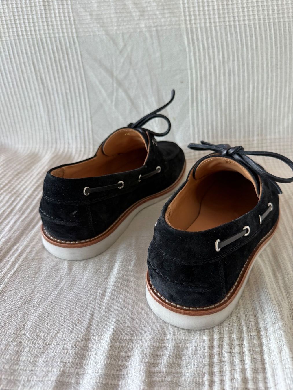 Brunello Cucinelli Scarpe da uomo: Brunello Cucinelli Wildleder Bootsschuhe / Loafer Schwarz 42 – Usato da Zürich venduto da Viz_119 5
